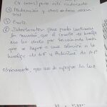 Peticiones del comité de huelga