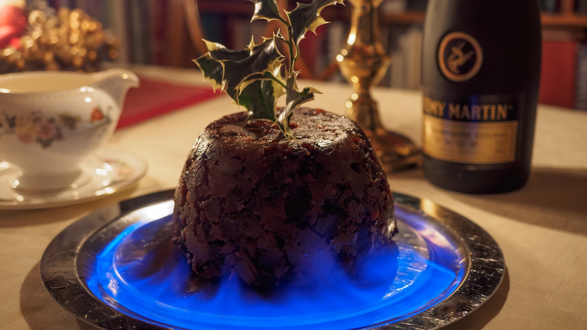 Fotografía de James Petts de un "Christmas pudding"