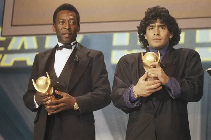 Pelé o Maradona, uno de los dos sentirá la amenaza de Messi o Mbappé