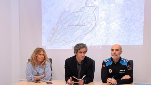 El alcalde de Alcobendas, Aitor Retozala, en la presentación del proyecto de ampliación de la zona ORA en el Distrito de Urbanizaciones