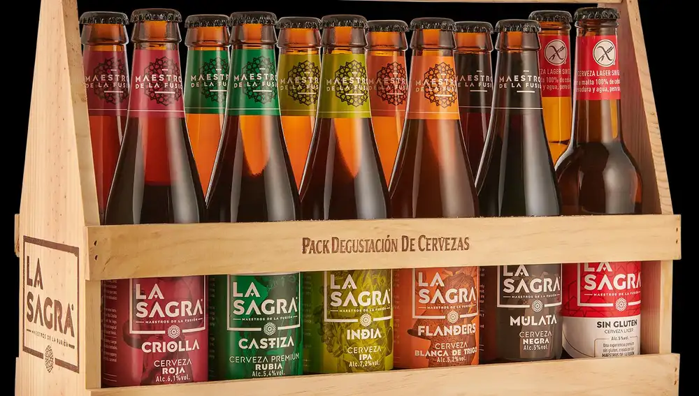 Pack de degustación de cervezas LA SAGRA (12 especialidades)