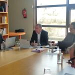 El presidente de la Diputación de Zamora, Francisco José Requejo, durante el encuentro
