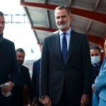 El rey Felipe VI y el presidente el Gobierno, Pedro Sánchez, inauguran la línea de Alta Velocidad Madrid-Murcia