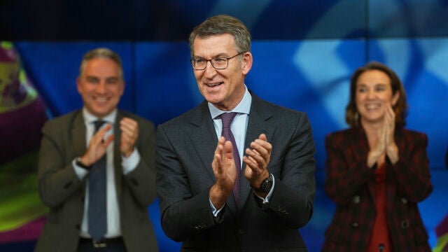 El líder del PP, Alberto Núñez Feijóo