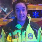 Natividad Ramos, supervisora de guardia del Samur-Protección Civil, en el lugar del suceso