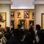 Retratos de la exposición "Orígenes" dedicada a Sorolla