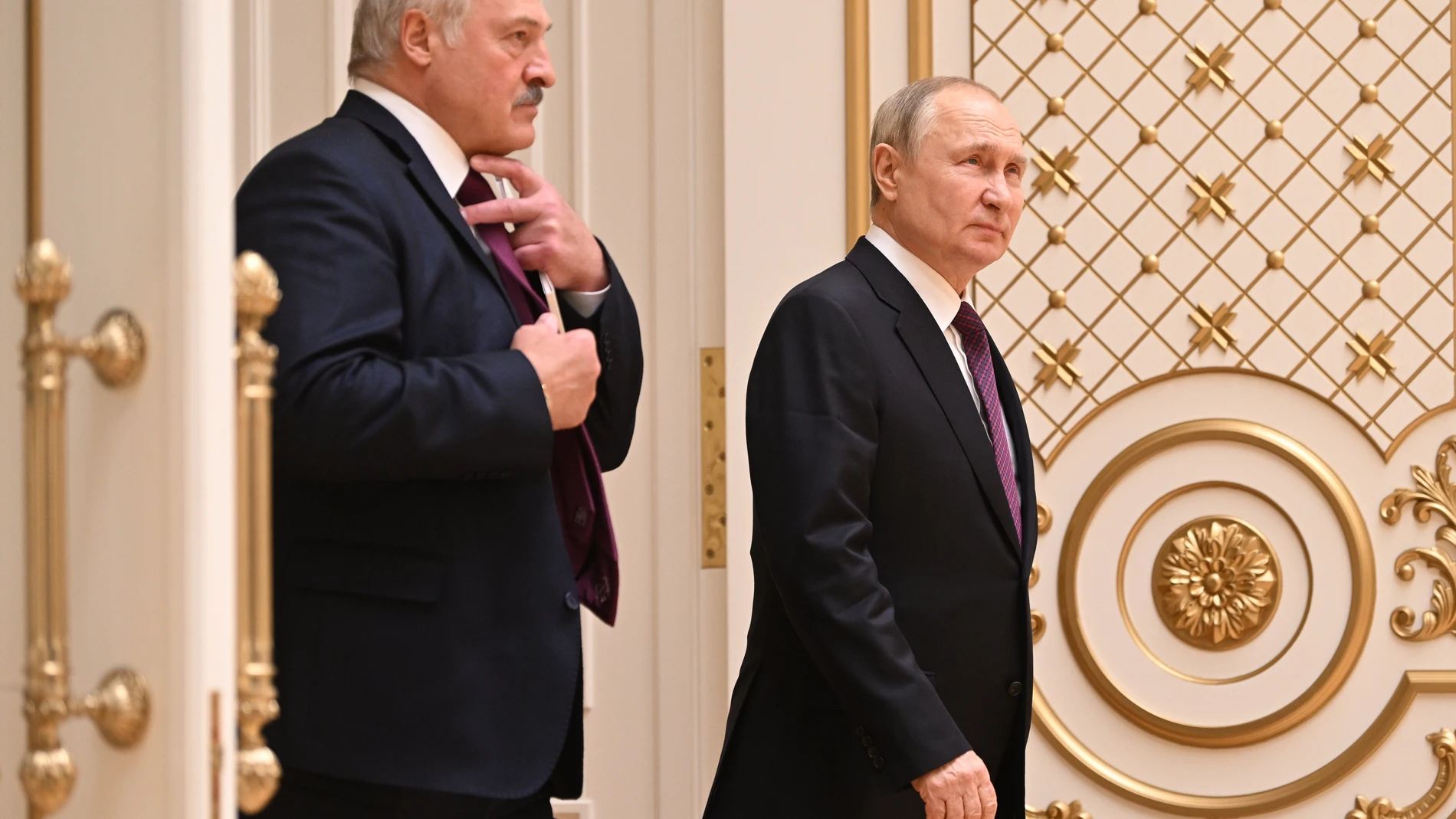 El presidente ruso, Vladimir Putin, y su homólogo bielorruso, Alexander Lukashenko, esta semana en su encuentro en Minsk