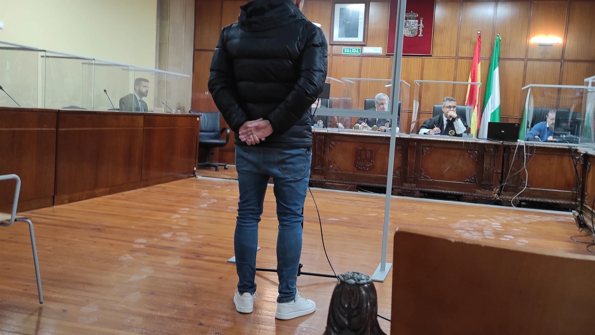 El acusado durante su declaración en el juicio. EUROPA PRESS