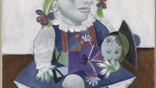 Maya, retratada por su padre Pablo Picasso