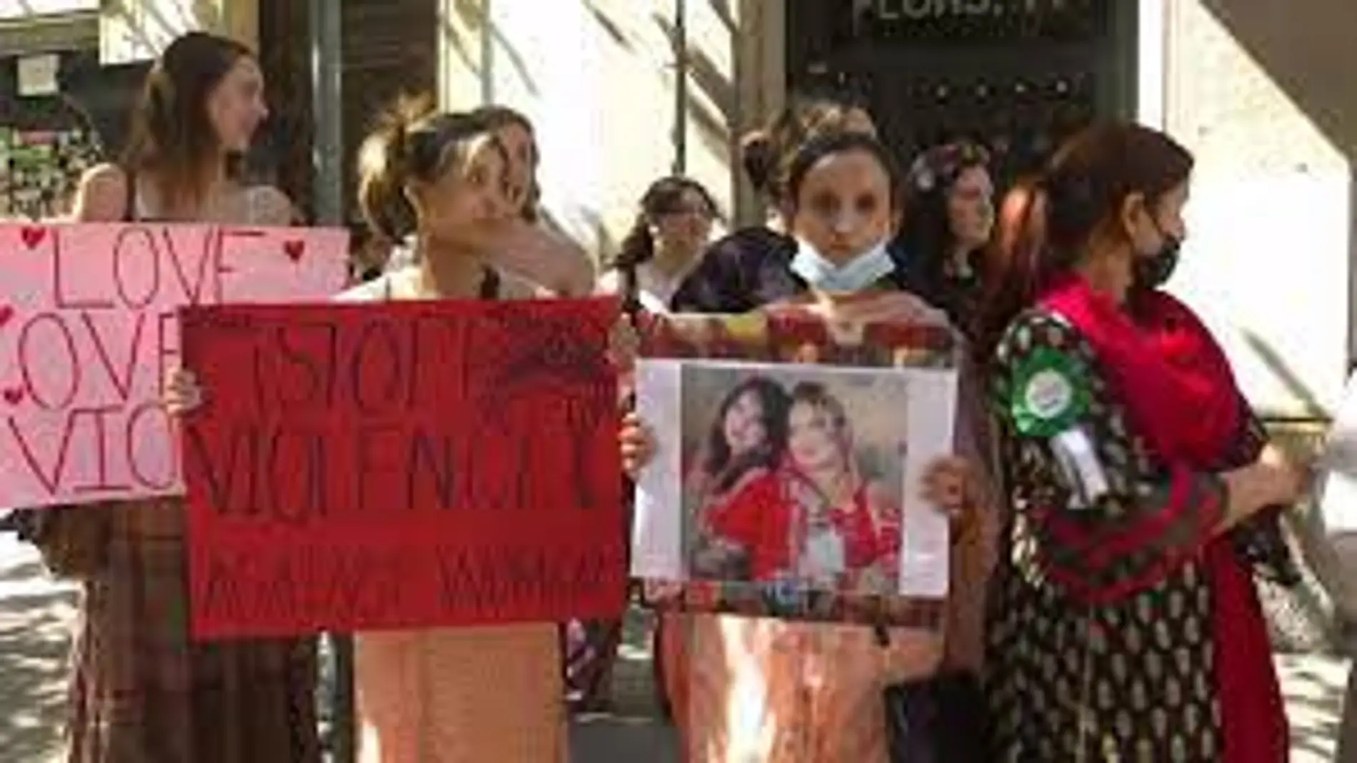 Protesta contra los matrimonios forzados, en Barcelona