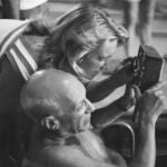 Maya con su padre Pablo Picasso