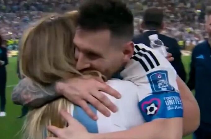 El abrazo de Messi con Antonia ha dado la vuelta al mundo