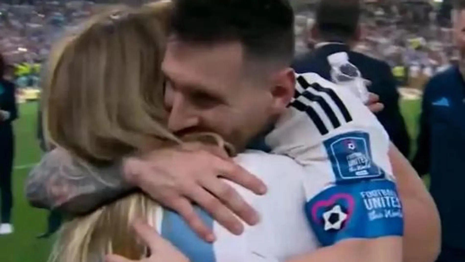 El abrazo de Messi con Antonia ha dado la vuelta al mundo