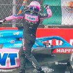 El enfado de Fernando Alonso tras el abandono en México
