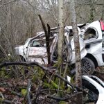 Un fallecido de 31 años tras precipitarse por un terraplén con su furgoneta en la CL-631 en Cuevas del Sil (León)