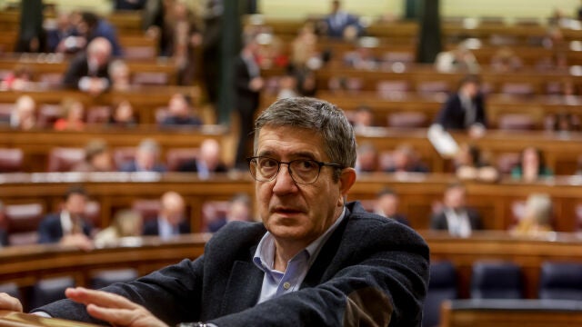 El portavoz del PSOE en el Congreso, Patxi López