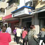 Administración de Lotería de Roquetas (Almería) que ha repartido El Gordo. EUROPA PRESS