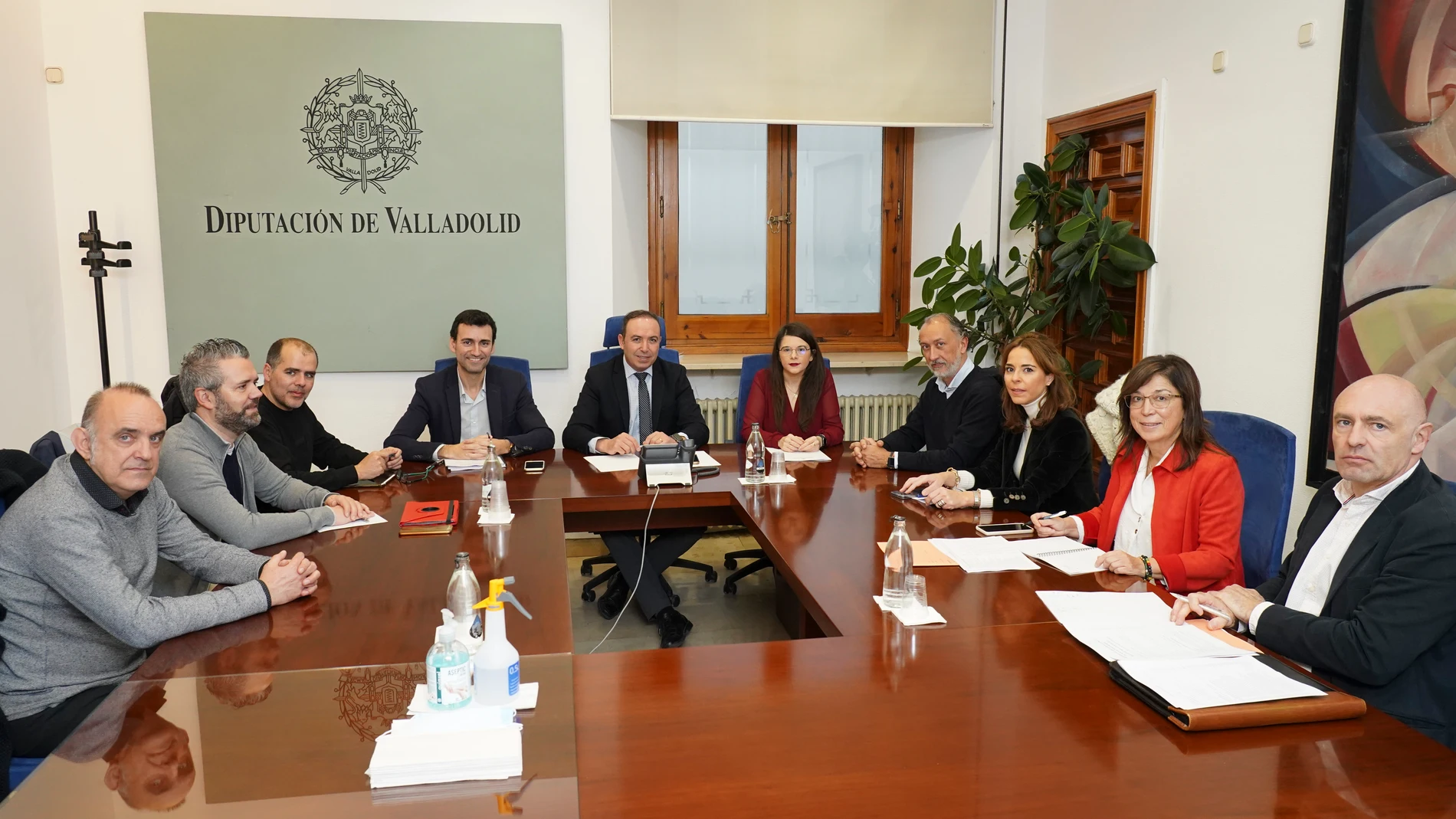 La Diputación de Valladolid presenta el presupuesto a la Mesa del Diálogo Social