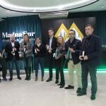 La Directora General de Industrias, Innovación y Cadena Alimentaria de la Junta de Andalucía, Cristina de Toro, y la delegada territorial de Agricultura, Pesca, Agua y Desarrollo Rural en Jaén, Soledad Aranda, en su visita a la sede del CRDO Sierra Mágina. DENOMINACIÓN DE ORIGEN SIERRA MÁGÍNA