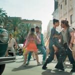 Captura del videoclip musical de la película de Bollywood rodada en Cádiz. EUROPA PRESS