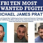 Cartel del FBI del fugitivo Michael James Pratt