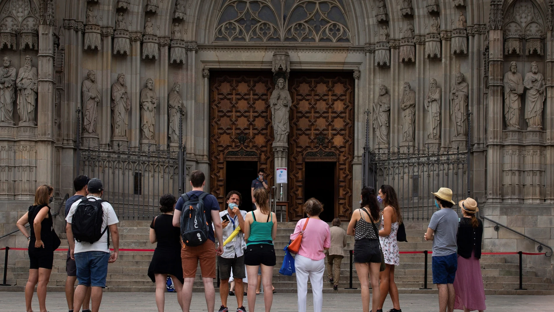 Cataluña era el destino más visitado por los rusos. En la imagen, la Catedral de Barcelona