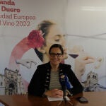 Olga Maderuelo, concejala de Promoción, Innovación y Turismo del Ayuntamiento de Aranda de Duero presenta la actividad