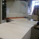 Labores de contrachapado en la empresa Hijos de Gaspar Rosa