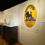 Una imagen de la exposición en el Museu de Badalona