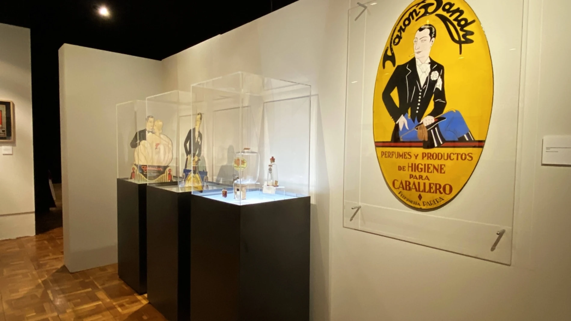 Una imagen de la exposición en el Museu de Badalona