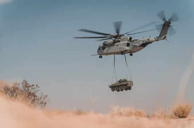 La construcción de 200 helicópteros CH-53K para los Marines de Estados Unidos, a pleno rendimiento