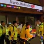 Grave un joven de 24 años tras caer ocho metros por las escaleras de Nuevos Ministerios.EMERGENCIAS MADRID29/12/2022
