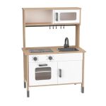 Cocina de juguete de madera en oferta. Juguetes educativos de Lidl