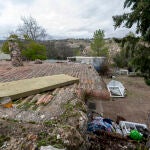 Finca donde fueron hallados los cadáveres de la pareja, en Brea de Tajo, Madrid (España)