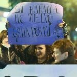 Manifestación en Burgos durante el Día Internacional de la Eliminación de la Violencia hacia las Mujere