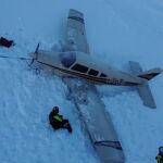 Una avioneta tuvo que realizar un aterrizaje de emergencia en Dolomitas, Italia