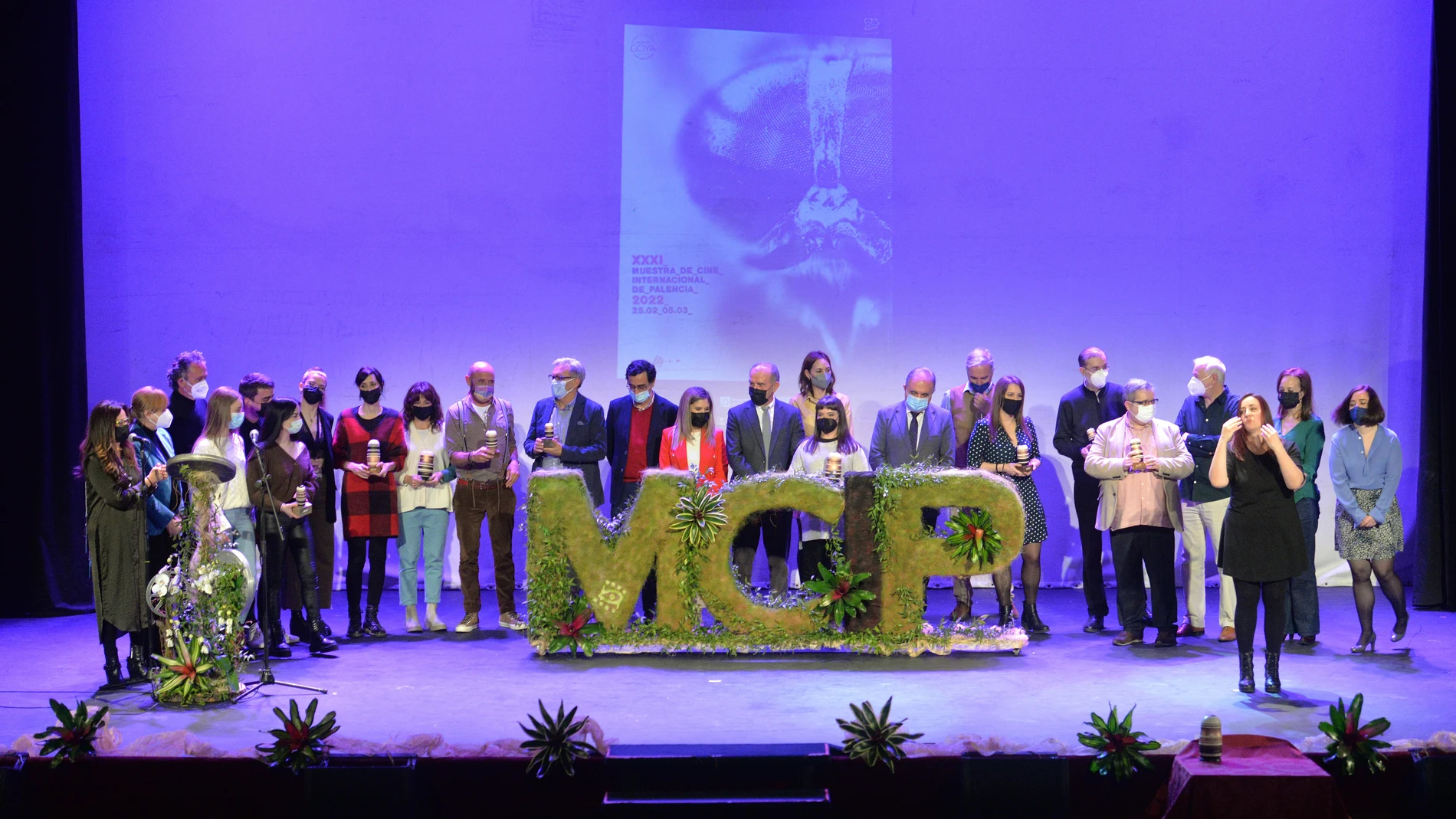 Entrega de premios en la última edición del festival