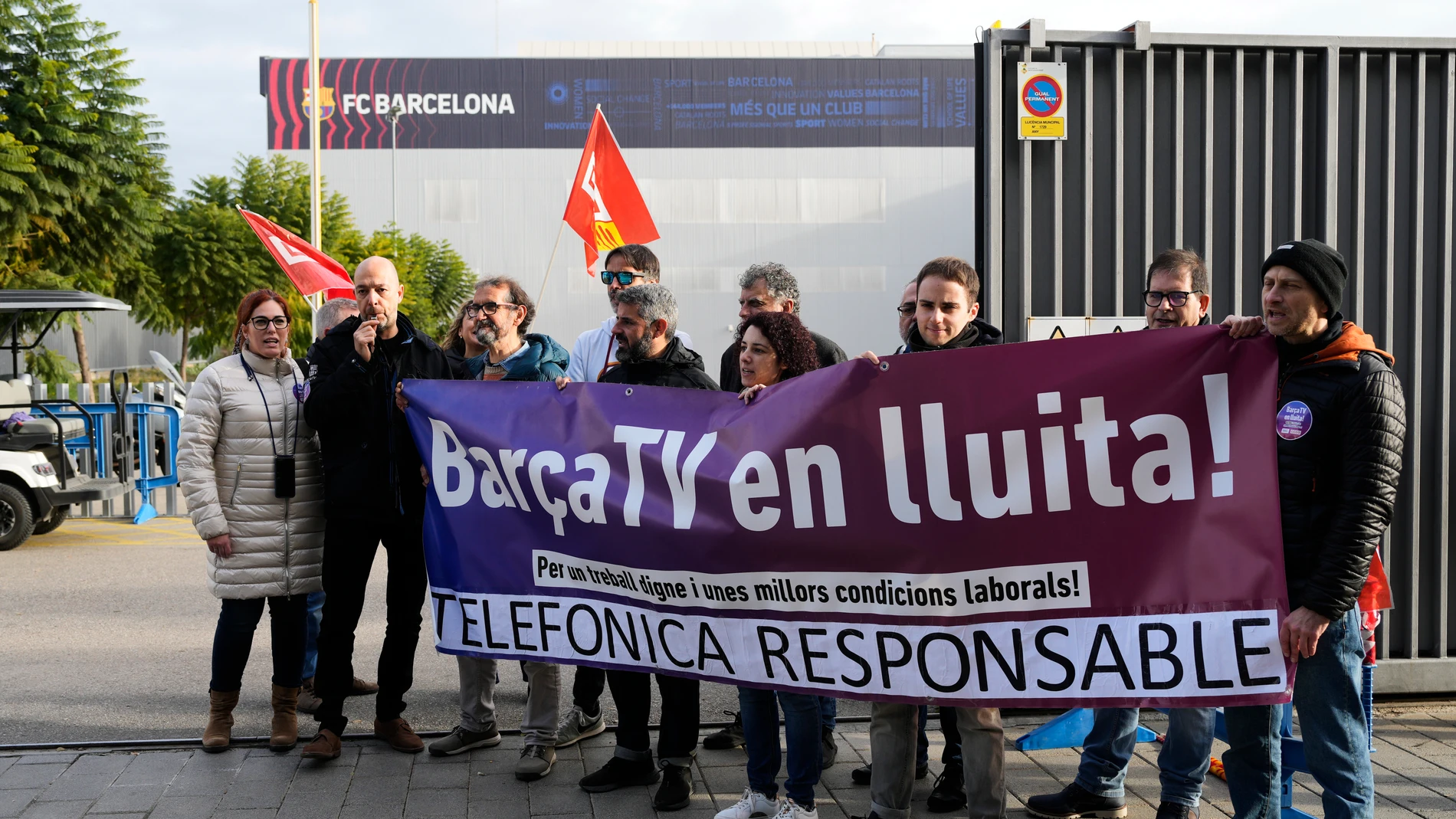 Los trabajadores de Barça TV, en huelga para el Atlético de Madrid-Barcelona