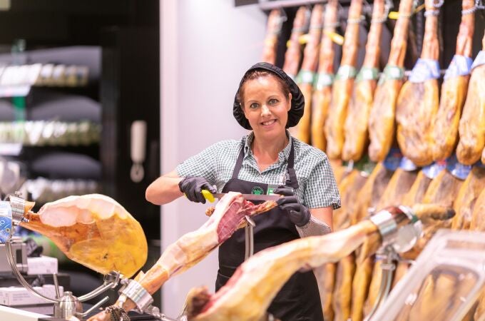 Trabajadora de Mercadona en la Región de Murcia