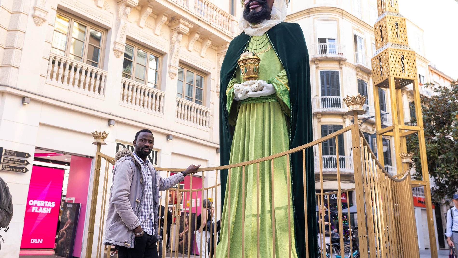 El rey mago Baltasar se llama Hady Coulibaly, un africano de Mali que tiene 29 años