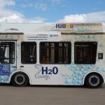 Algunos vehículos, como este autobús de Zaragoza, ya utilizan el hidrógeno como combustible