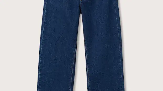 Jeans wideleg tiro alto, de Mango Outlet