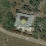 Vista aérea de la escuela número 19 de Makiivka, donde murieron decenas de soldados rusos tras un ataque ucraniano el 1 de enero