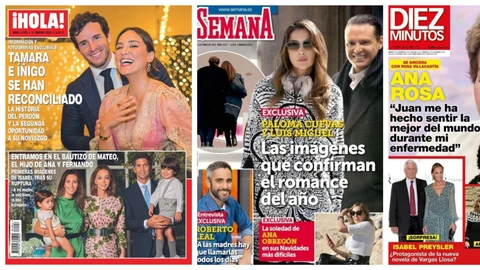 Portadas de las revistas del corazón de hoy