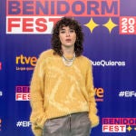 Alice Wonder posa durante la presentación de concursantes del festival Benidorm Fest 2023