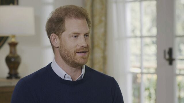 El príncipe Harry en la entrevista concedida a Tom Bradby, de la cadena ITV