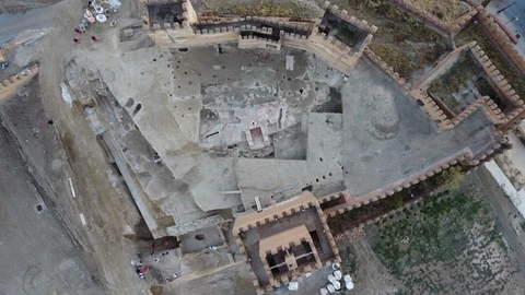 Trabajos en la Alcazaba de Guadix (Granada)