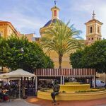 Imagen de la Plaza de las Flores de Murcia