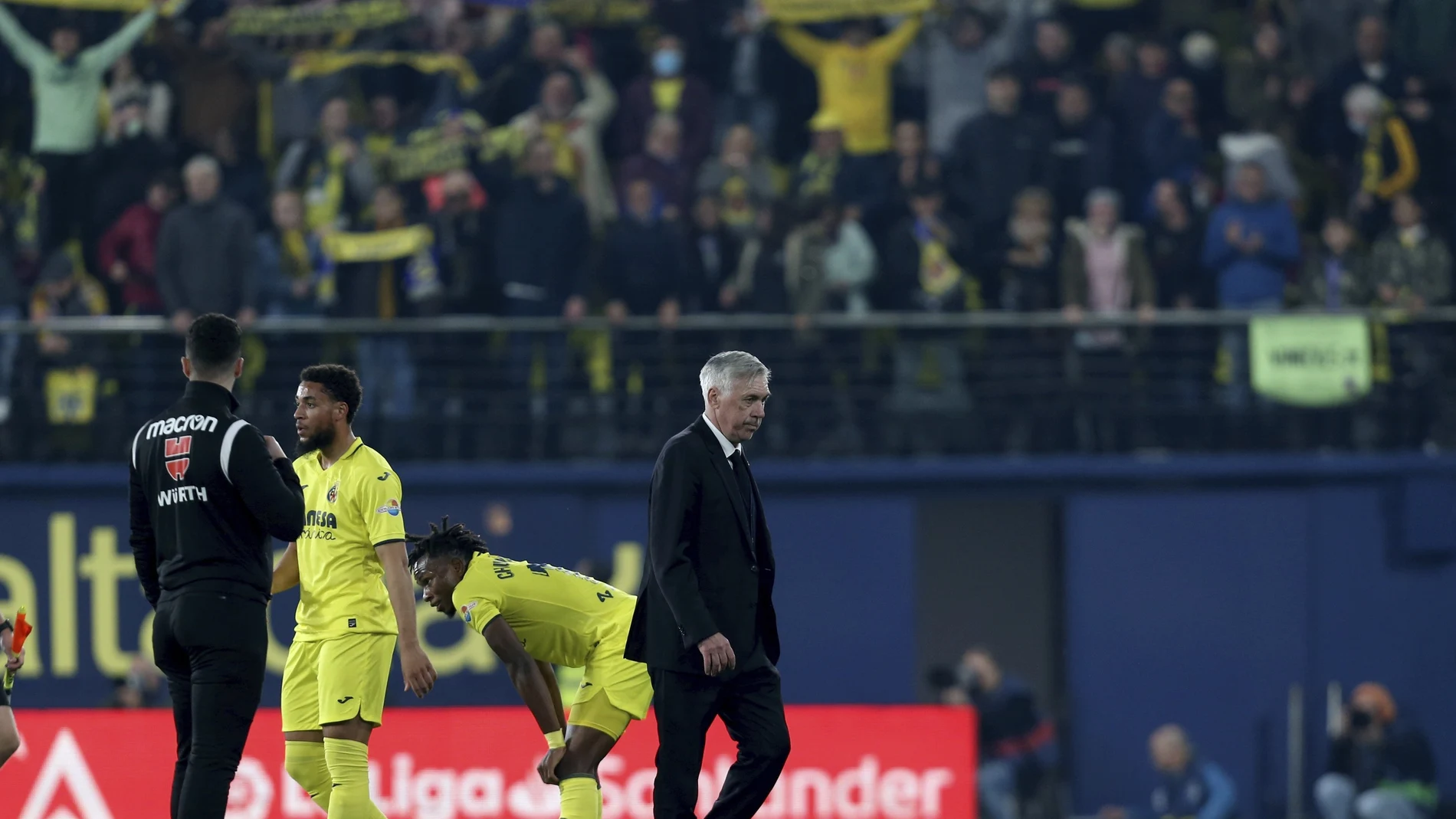 Carlo Ancelotti, tras la derrota del Real Madrid contra el Villarreal en LaLiga