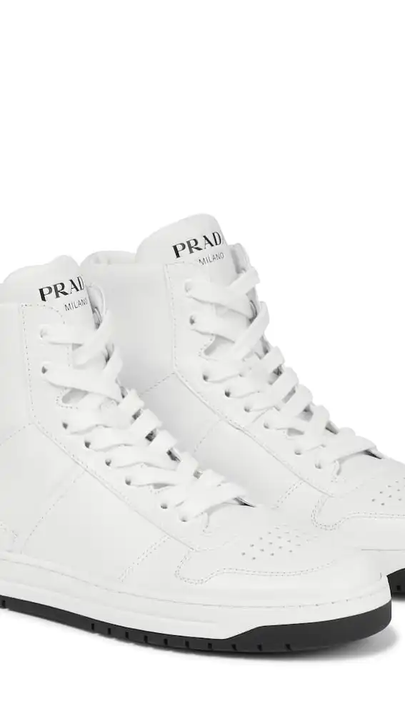 Zapatillas altas piel